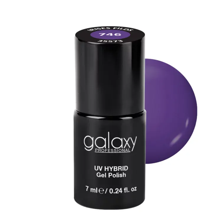 DUSKY PURPLE - trajni lak za nokte UV/LED Hybrid 7 ml — Irises Filds S746 — slika 1