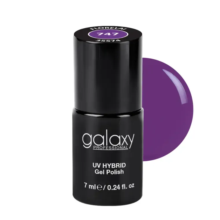 DUSKY PURPLE - trajni lak za nokte UV/LED Hybrid 7 ml — Florelai S747 — slika 1