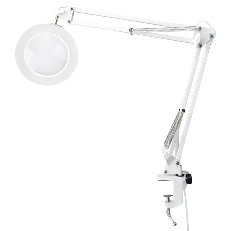 Kozmetička lupa sa LED svetlom FX308 bela — slika 1