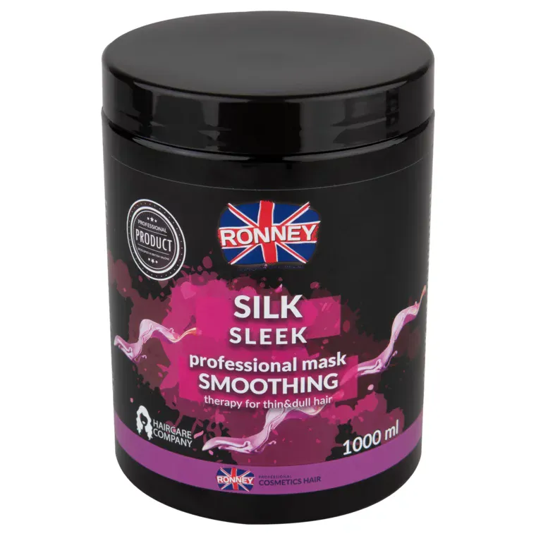 Maska za tanku kosu - Silk Sleek — 1000 ml — slika 1