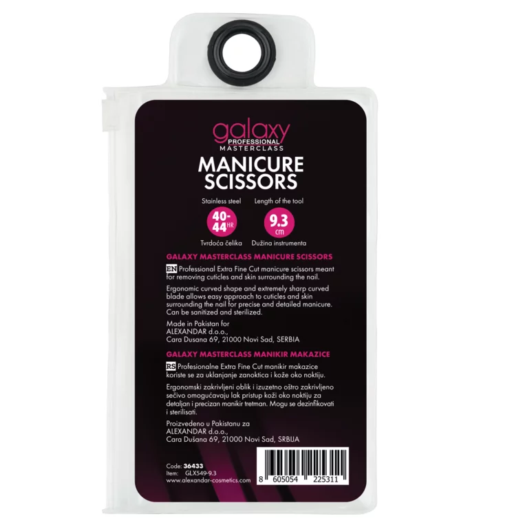Makazice za manikir - Masterclass GLX549 — slika 4