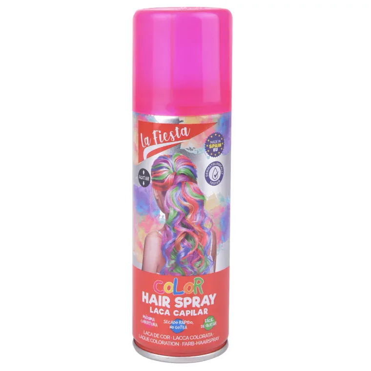 Sprej u boji za kosu - La Fiesta — Roze — slika 1
