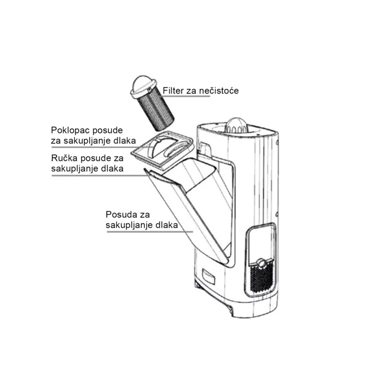 Samostojeći vakuum čistač dlaka - Magic Vacuum — slika 9