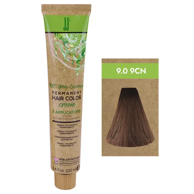 Prirodne hladne nijanse - farba za kosu Gray Coverage 100 ml — 9.0-9CN Prirodna hladna veoma svetloplava — slika 1