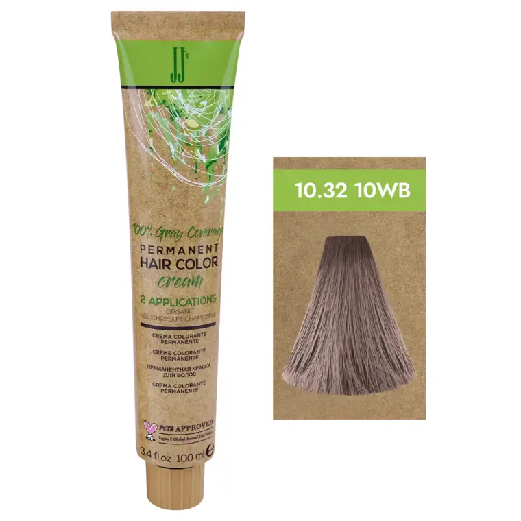 Tople bež nijanse - farba za kosu Gray Coverage 100 ml — 10.32-10WB Bež topla ultra svetloplava — slika 1