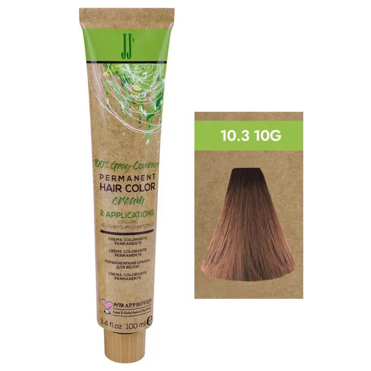 Zlatne nijanse - farba za kosu Gray Coverage 100 ml — 10.3-10G Zlatna ultra svetloplava — slika 1