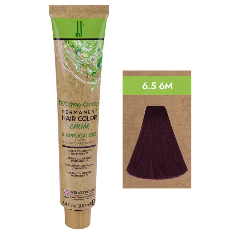 Mahagoni nijanse - farba za kosu Gray Coverage 100 ml — 6.5-6M Mahagoni tamnoplava — slika 1