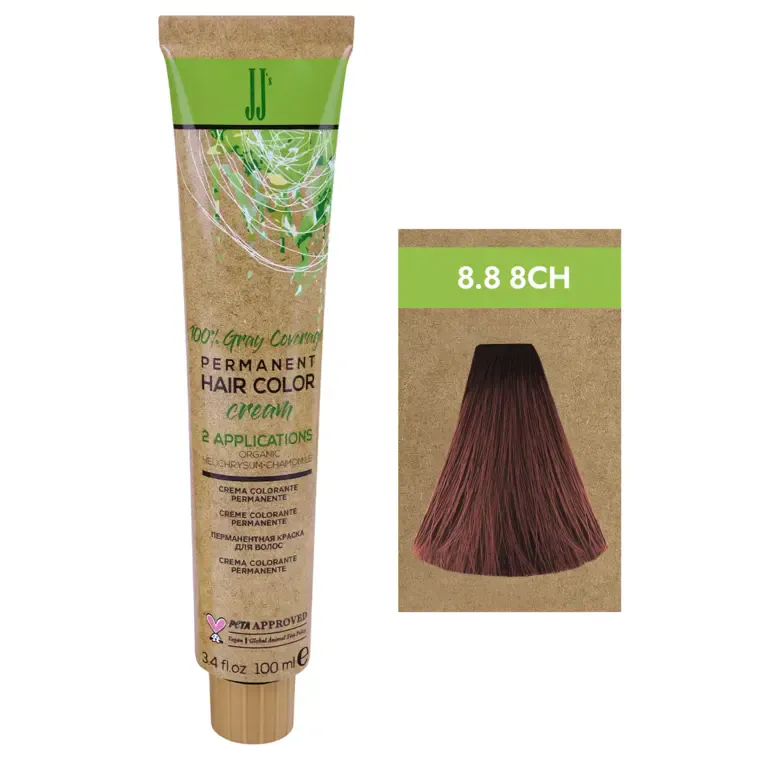 Čokoladne nijanse - farba za kosu Gray Coverage 100 ml — Čokoladna svetloplava 8.8-8CH — slika 1