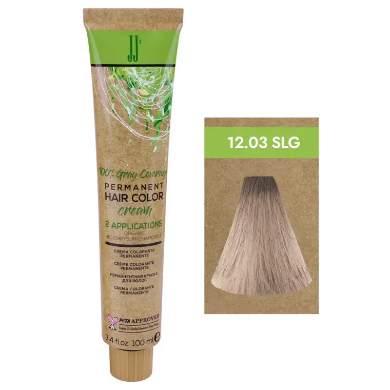 Super svetle nijanse - farba za kosu Gray Coverage 100 ml — 12.03 SLG Superplatinasta zlatna plava — slika 1