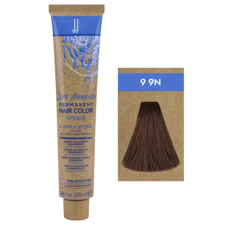 Prirodne nijanse - farba za kosu Zero Ammonia 100 ml — Veoma svetloplava 9-9N — slika 1