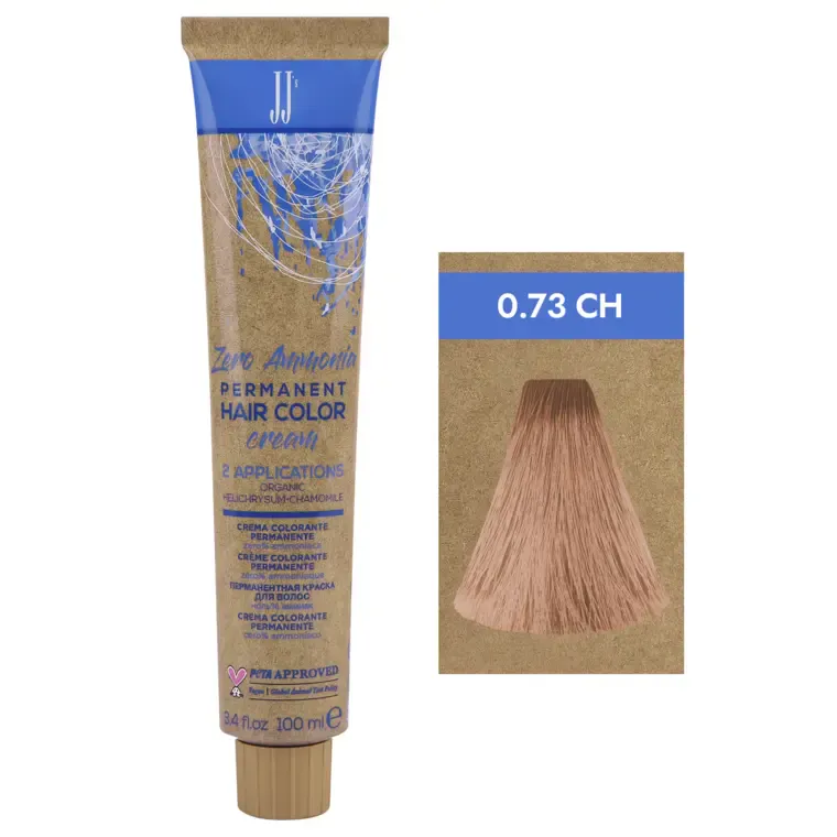Toner za kosu JJ's Zero Ammonia 100ml — Caramel Honey 0.73 CH — slika 1