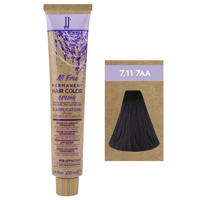 Intenzivne pepeljaste nijanse - farba za kosu All Free 100 ml