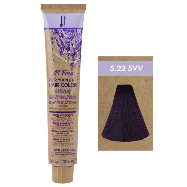 Ljubičaste nijanse - farba za kosu All Free 100 ml