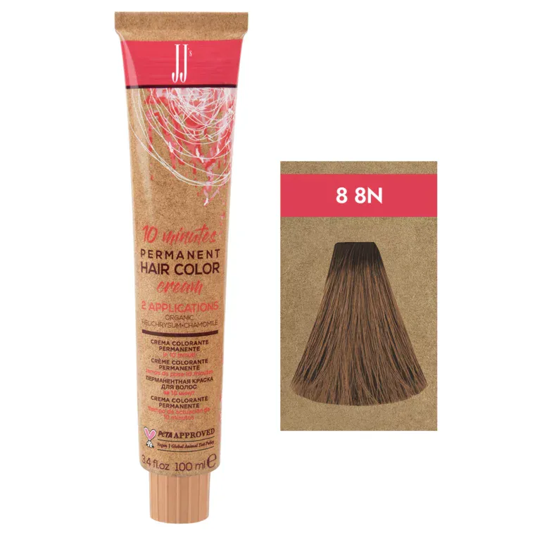 Prirodne nijanse - farba za kosu 10 Minutes 100 ml — Svetloplava 8-8N — slika 1
