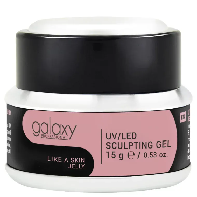 Gradivni kamuflažni gel za nadogradnju noktiju - UV/LED Like a Skin Jelly — 15 g — slika 1