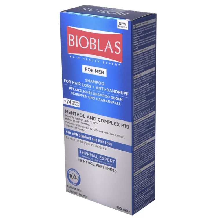Šampon za prevenciju peruti i opadanja kose - mentol 360 ml — slika 2