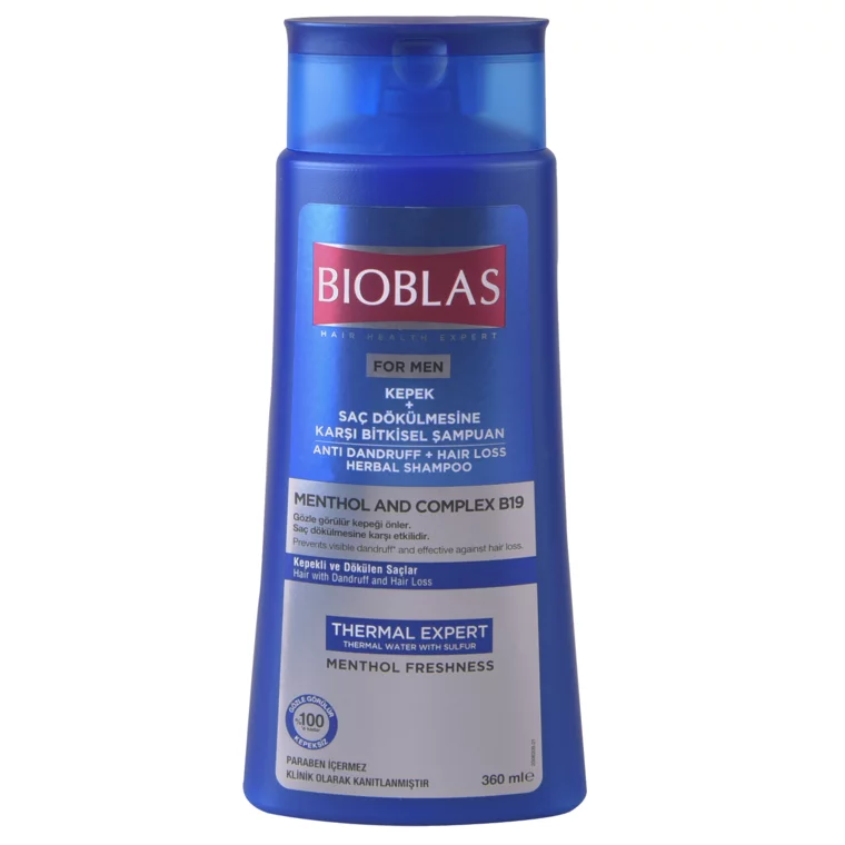 Šampon za prevenciju peruti i opadanja kose - mentol 360 ml