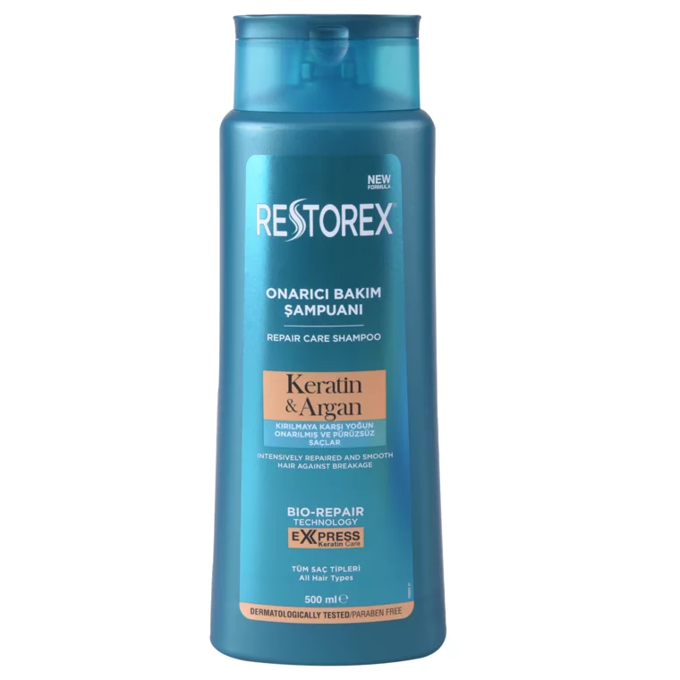 Šampon za obnavljanje kose RESTOREX keratin i argan — slika 1