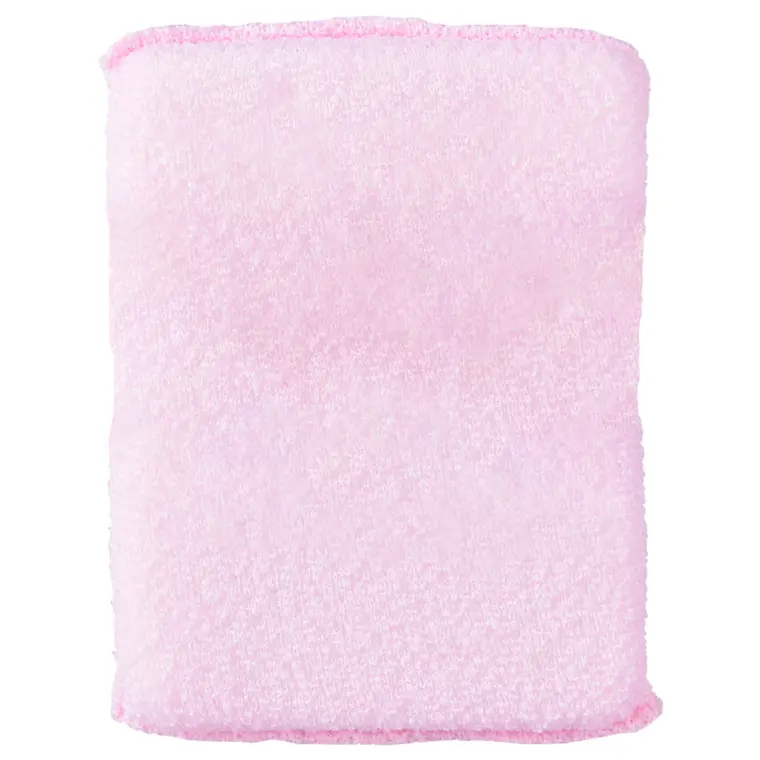Dvostrani jastučić za piling tela - roze — slika 2