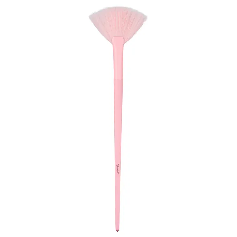Lepezasta četkica za hajlajter — Roze — slika 1