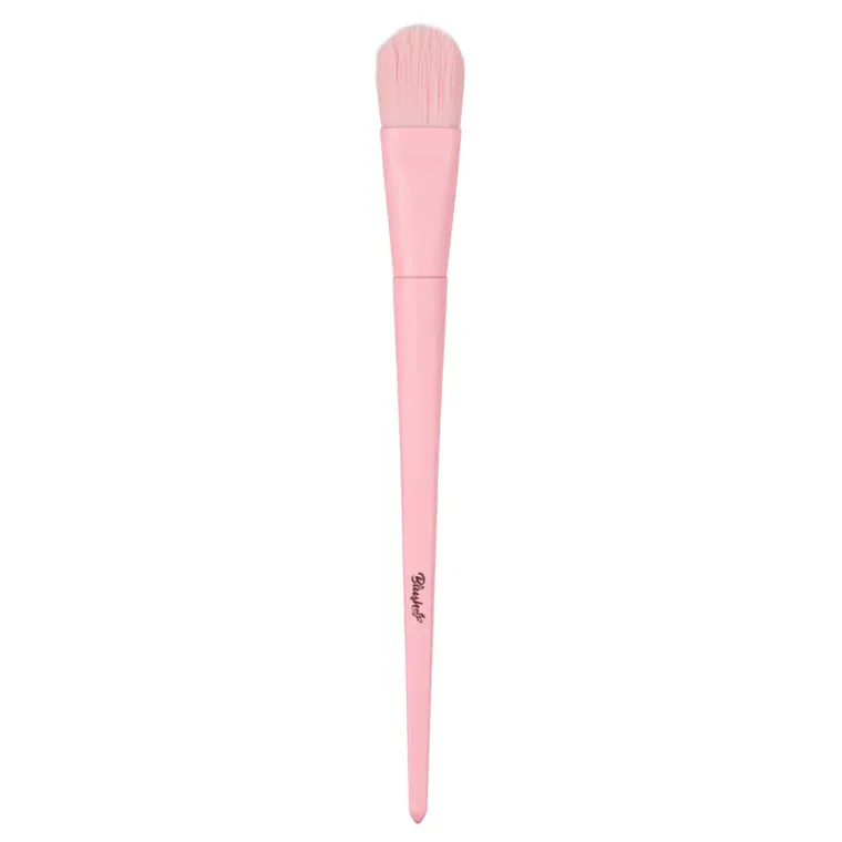 Četkica za tečni puder - pljosnata — Roze — slika 1