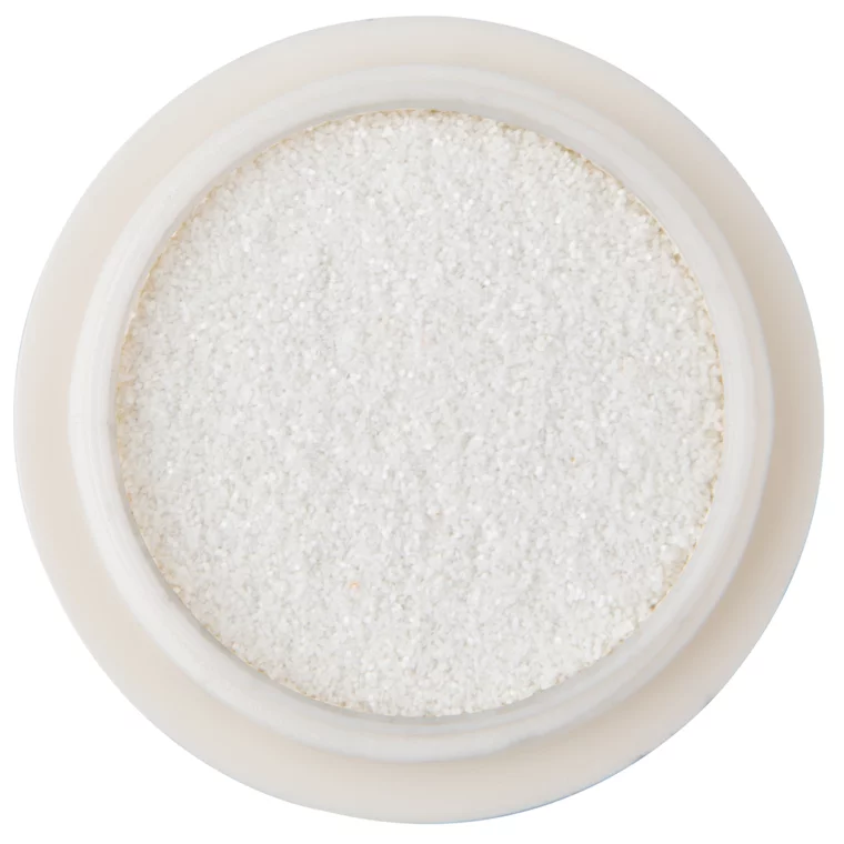 Gliter prah za nokte ASNGP206-8 beli 1g