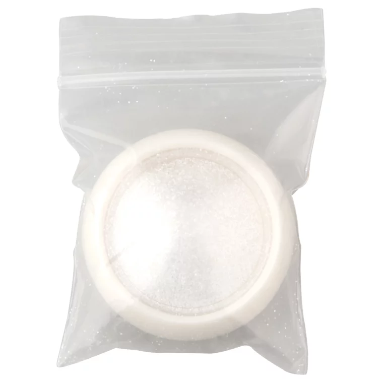 Gliter prah za nokte ASNGP206-8 beli 1g — slika 3