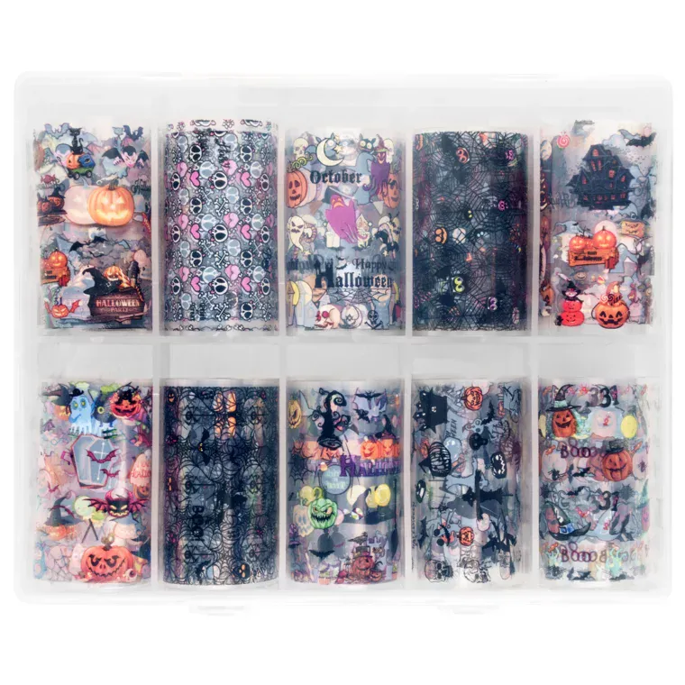 Transfer folije za nokte TF001-4 Halloween 10/1 — slika 1