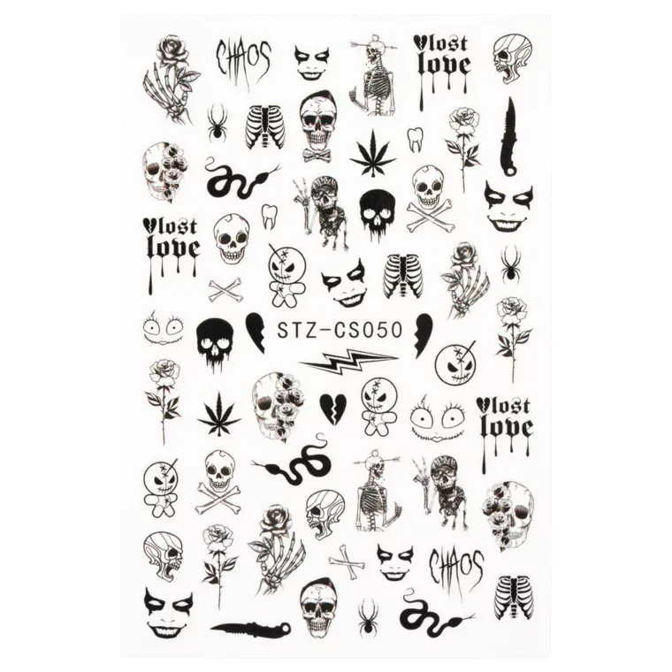 Nalepnice za nokte STZ-CS050 Halloween — slika 1