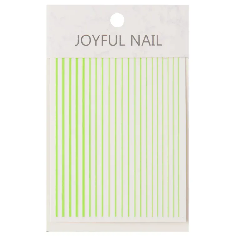 Strip trake za nail art Toxic Green — slika 1