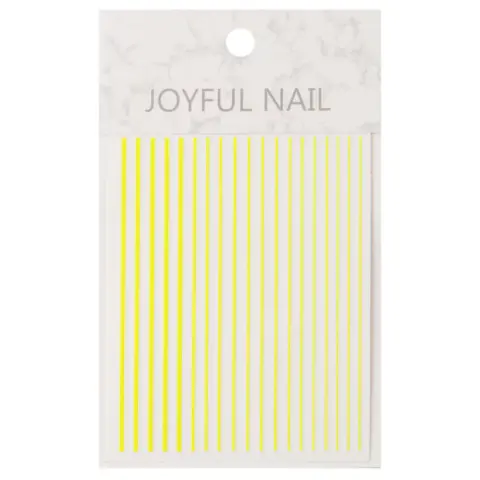 Strip trake za nail art Neon Yellow