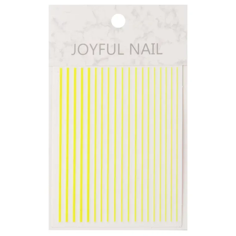 Strip trake za nail art Neon Yellow — slika 1