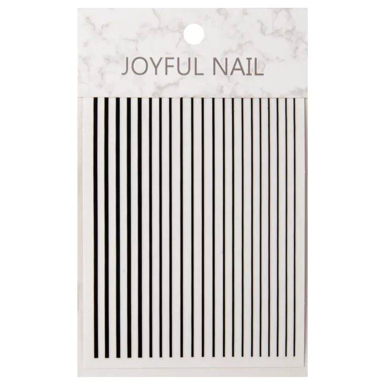 Strip trake za nail art Black — slika 1