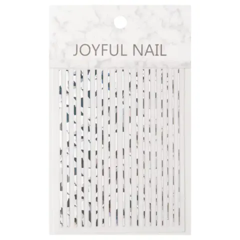 Strip trake za nail art Holo Silver