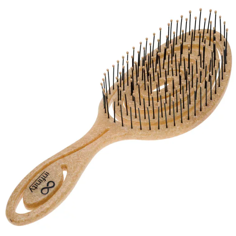 Spiralna četka za raščešljavanje kose INFINITY BIOutiful vlakna kokosove ljuske INF272 — slika 1