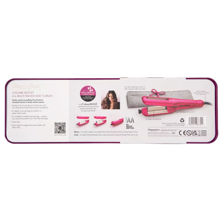 Presa za kosu za kreiranje talasa - Glamoriser Volume Boost GLA070 — slika 8