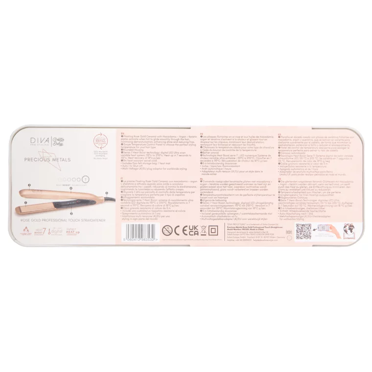 Presa za kosu - Precious Metals Rose Gold PRO201 — slika 9