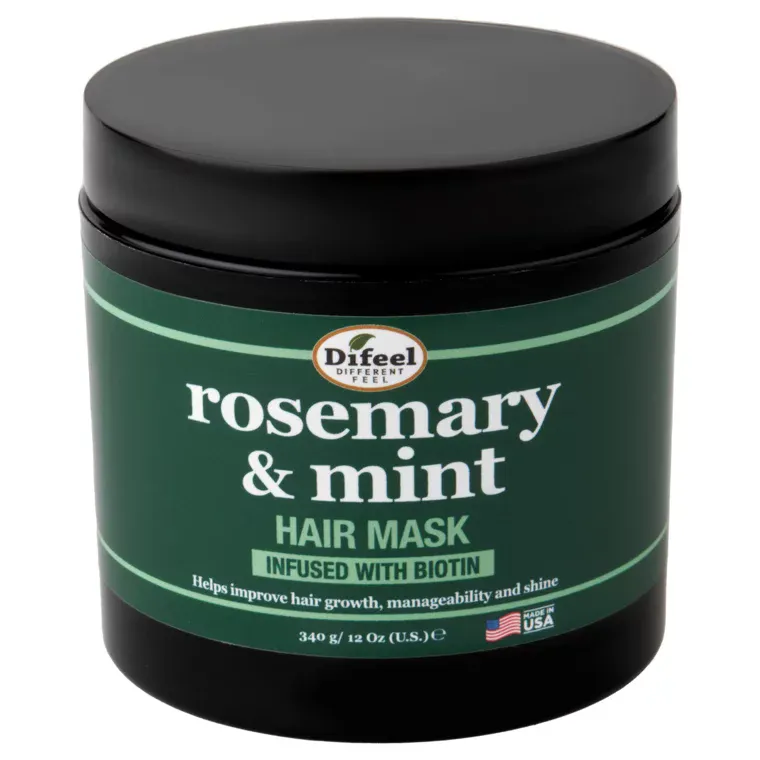 Maska za jačanje kose - ruzmarin i menta — 340 g — slika 1