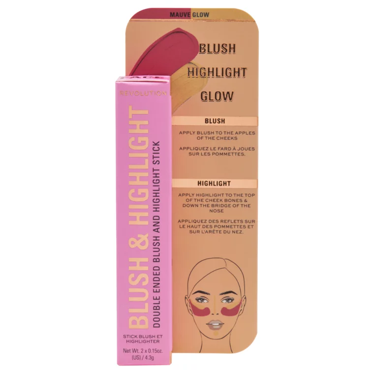 Rumenilo i hajlajter u stiku - Mauve Glow — slika 3