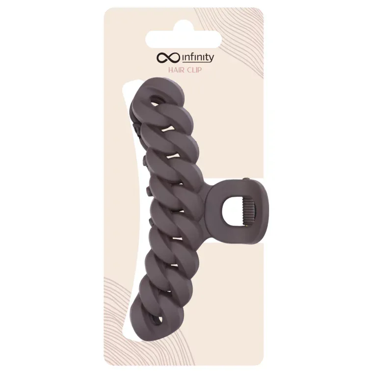 Šnala za kosu - Chain — Braon — slika 1