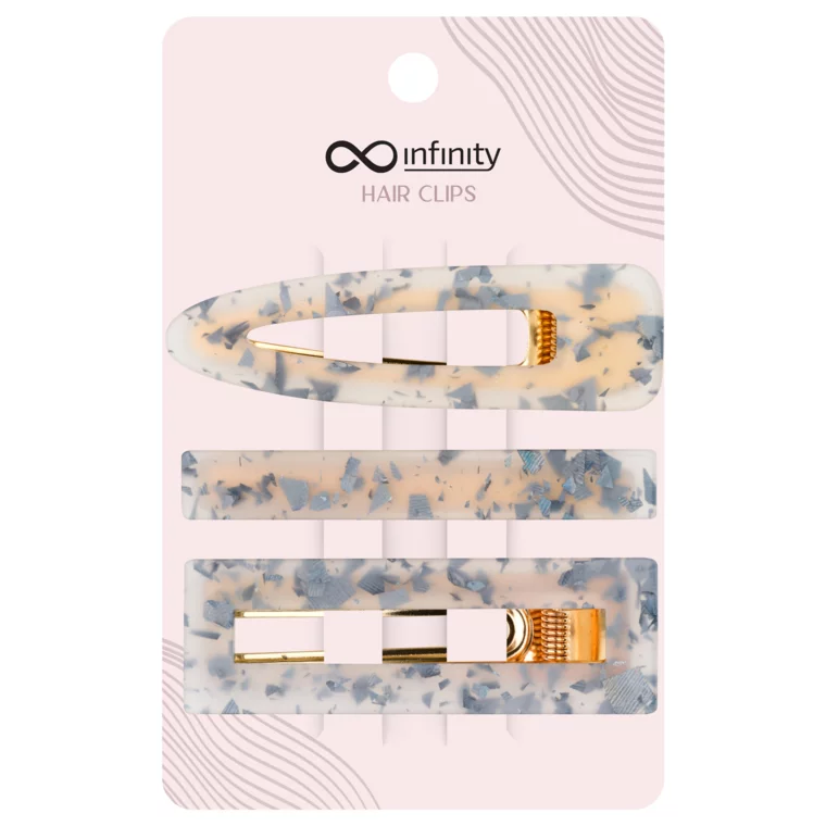 Šnale za kosu INFINITY INF333 plave 3/1 — slika 1