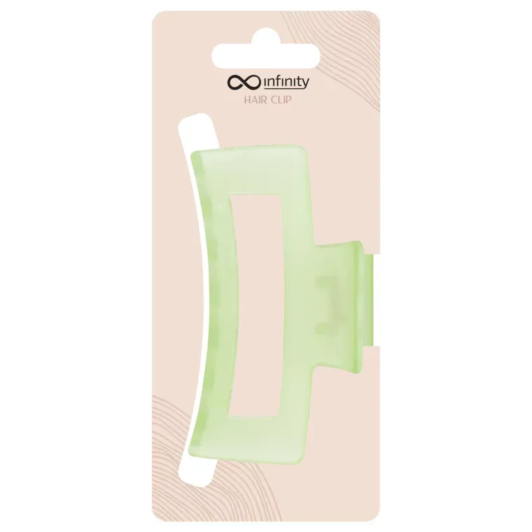 Šnala za kosu - Transparent Classic — Svetlozelena — slika 1