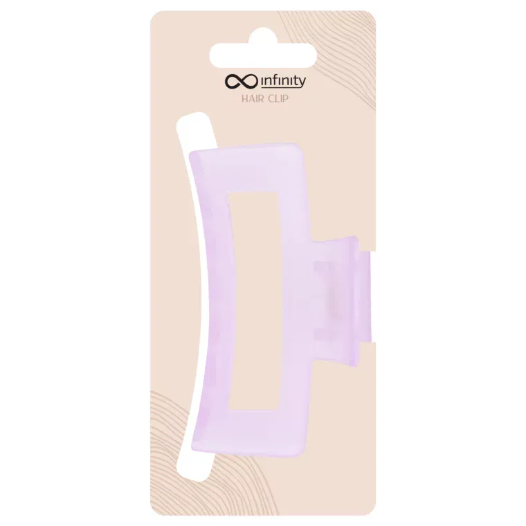 Šnala za kosu - Transparent Classic — Svetloljubičasta — slika 1