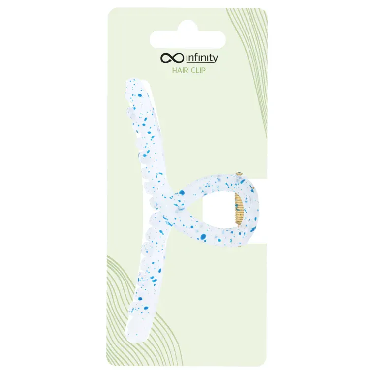 Šnala za kosu - Transparent Loop — Plava — slika 1