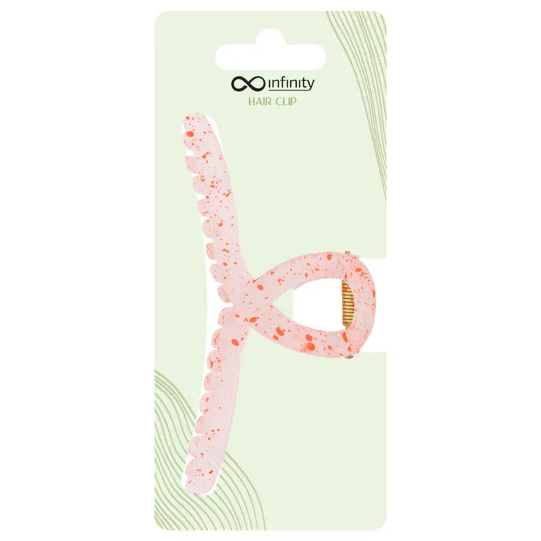 Šnala za kosu - Transparent Loop — Narandžasta — slika 1