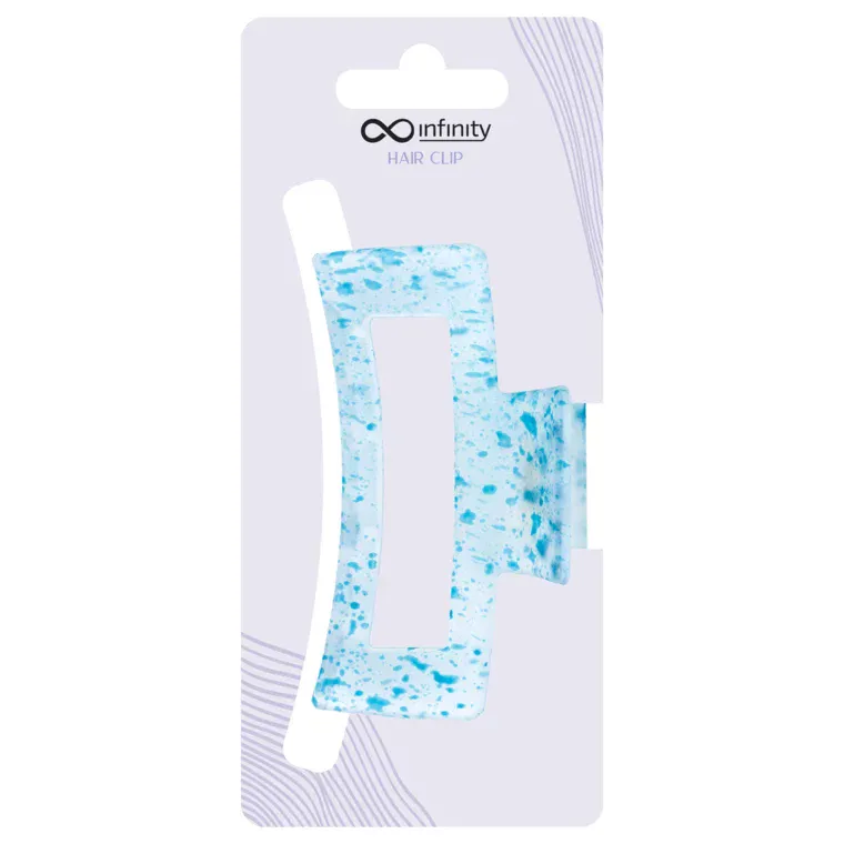 Šnala za kosu - Classic Speckled — Plava — slika 1