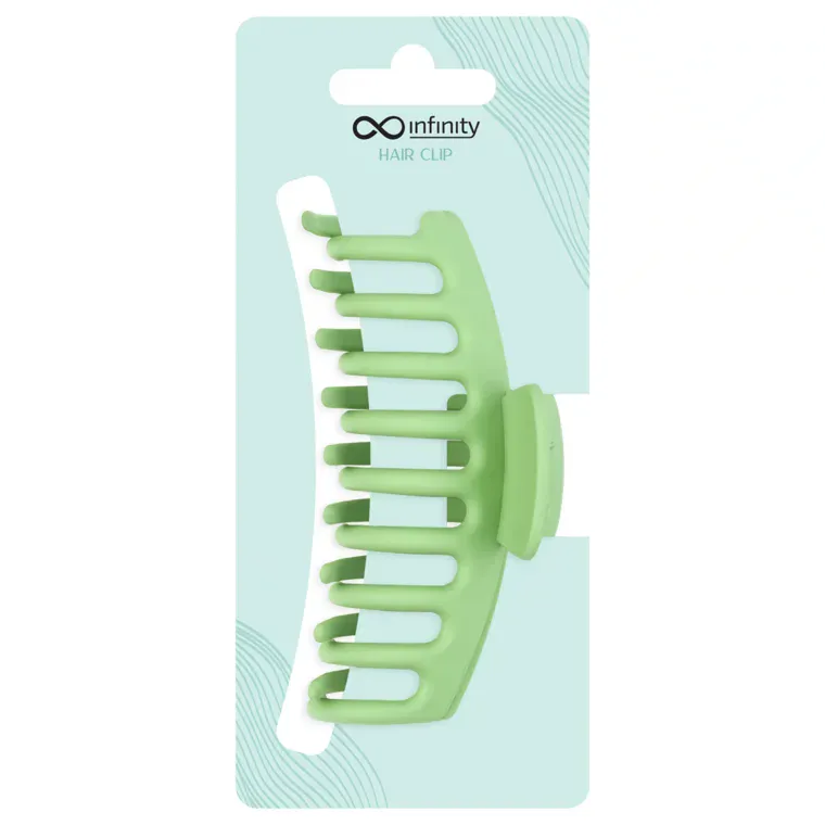 Šnala za kosu - Jumbo Grip — Zelena — slika 1