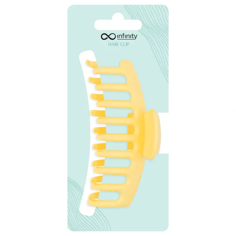 Šnala za kosu - Jumbo Grip — Žuta — slika 1