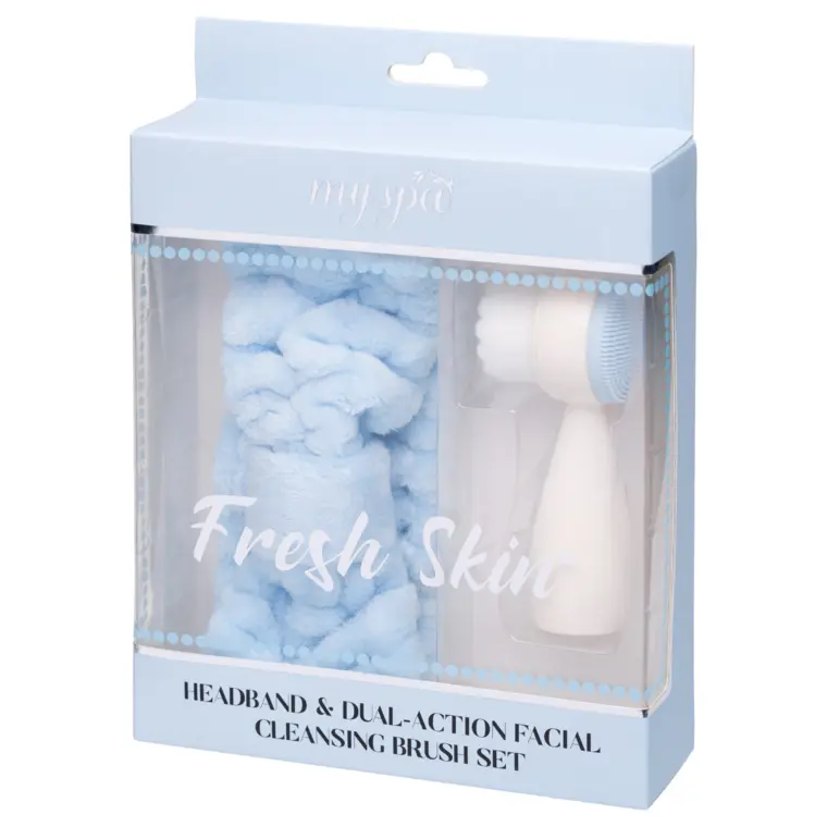 Set traka za kosu i četka za čišćenje lica - Fresh Skin