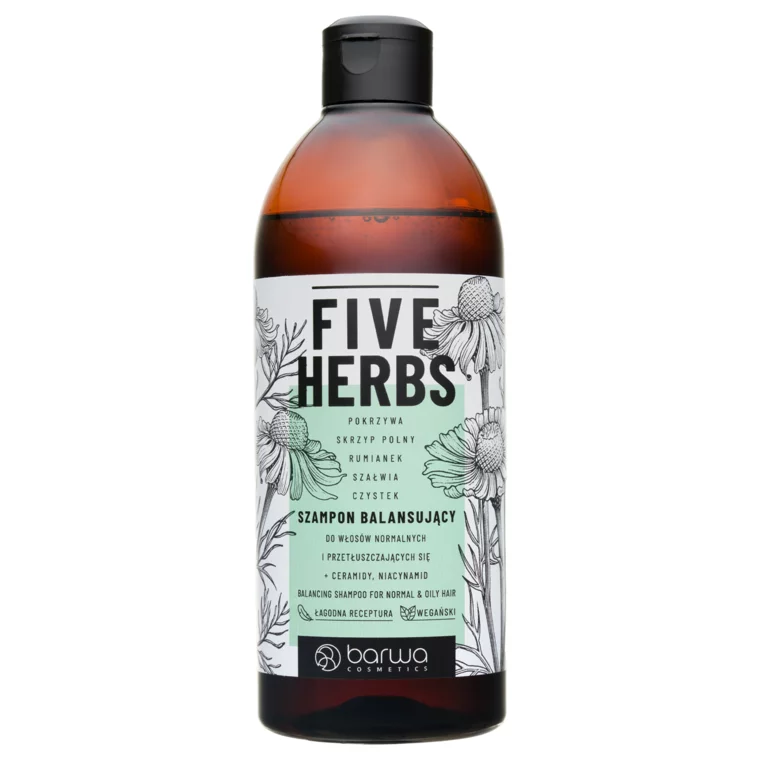 Šampon za normalnu i masnu kosu - Five Herbs 480 ml